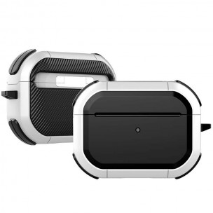 Футляр протиударний Black ed. для навушників Airpods Pro White