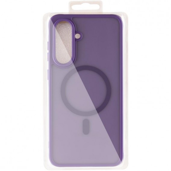 Чохол TPU Bloom with MagSafe для Samsung Galaxy A35 Purple