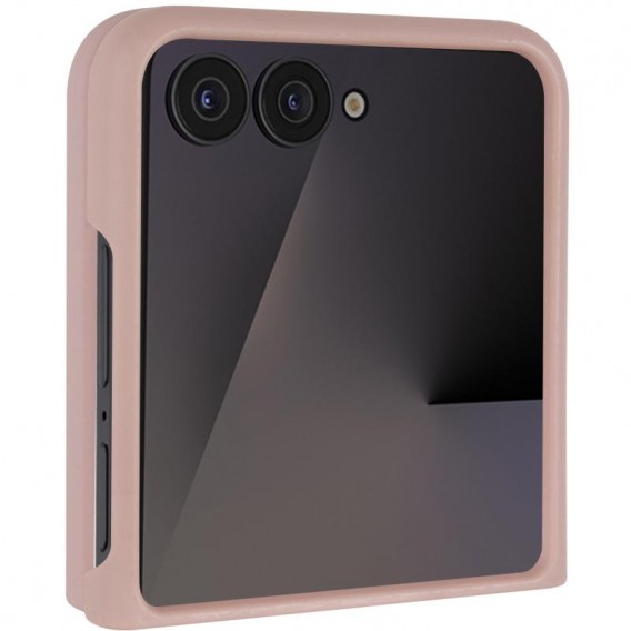 Чохол Foldables Silicone Cover Lakshmi (AAA) для Motorola Razr 50 Ultra Рожевий / Pink Sand