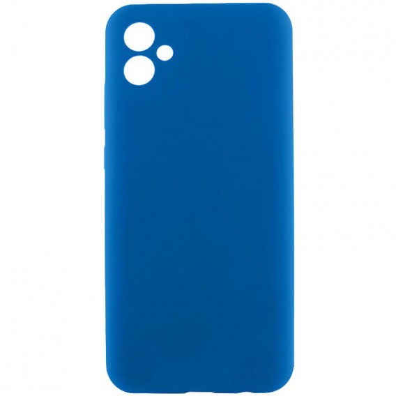 Чохол Silicone Cover Lakshmi Full Camera (AA) для Samsung Galaxy A07 Синій / Navy Blue