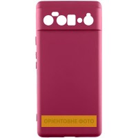 Чохол TPU GETMAN Liquid Silk Full Camera для Google Pixel 9 Бордовий / Marsala