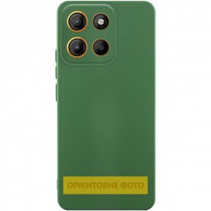 Чохол Silicone Cover Ummi Lakshmi Full Camera (AA) для Motorola Moto G86 5G Зелений / Dark green