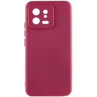 Чохол TPU GETMAN Liquid Silk Full Camera для Xiaomi 13 Бордовий / Marsala