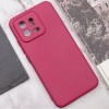 Чохол TPU GETMAN Liquid Silk Full Camera для Xiaomi 13 Бордовий / Marsala