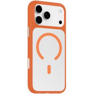 TPU+PC чехол Blueo Skin Friendly Frosted with MagSafe для Apple iPhone 17 Pro Max (6.9 дюйма) Оранжевый