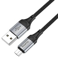 Дата кабель Hoco X102 Fresh USB to MicroUSB (1m) Black