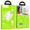 СЗУ Hoco N71 Nuevo PD30W+QC3.0 (1USB-A/1C) + кабель Type-C to Lightning White