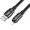 Дата кабель Hoco U143 Joy USB to Lightning 2.4A (1.2m) Black
