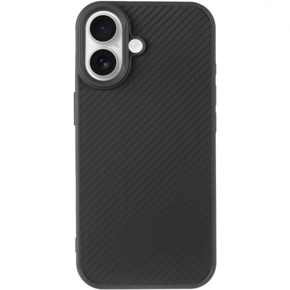 TPU чохол Carbon Protective with Magsafe для Apple iPhone 17 (6.3") Black