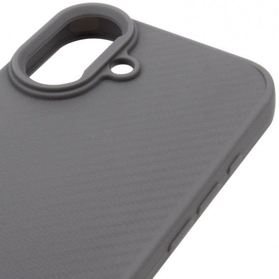 TPU чохол Carbon Protective with Magsafe для Apple iPhone 17 (6.3") Grey