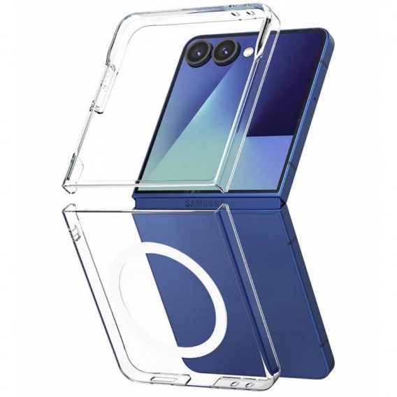 Чохол SGP Ultra Hybrid (MagFit) для Samsung Galaxy Z Flip7 Прозорий