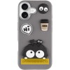 Чохол TPU Leather Toys для Apple iPhone 17 (6.3") Monster / Grey