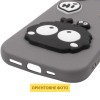 Чохол TPU Leather Toys для Apple iPhone 17 (6.3") Monster / Grey