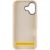 Чохол TPU Leather Toys для Apple iPhone 17 (6.3") Coffee / Sand