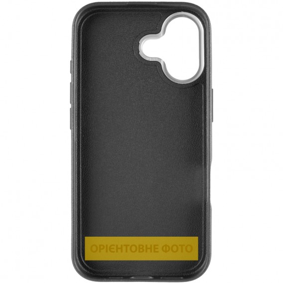 Чохол TPU Leather Toys для Apple iPhone 17 (6.3") Coffee / Black Чохол TPU Leather Toys для Apple iPhone 17 (6.3") Coffee / Black