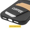Чохол TPU Leather Toys для Apple iPhone 17 (6.3") Coffee / Black
