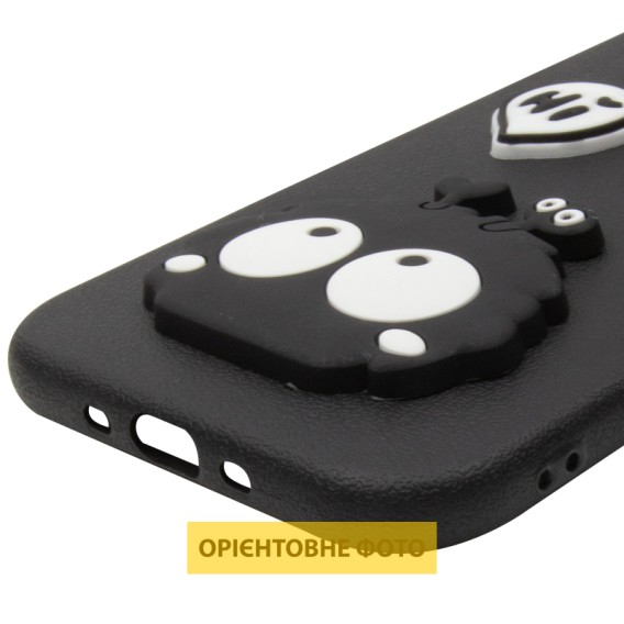 Чехол TPU Leather Toys для Apple iPhone 17 Air (6.5 дюйма) Monster / Black