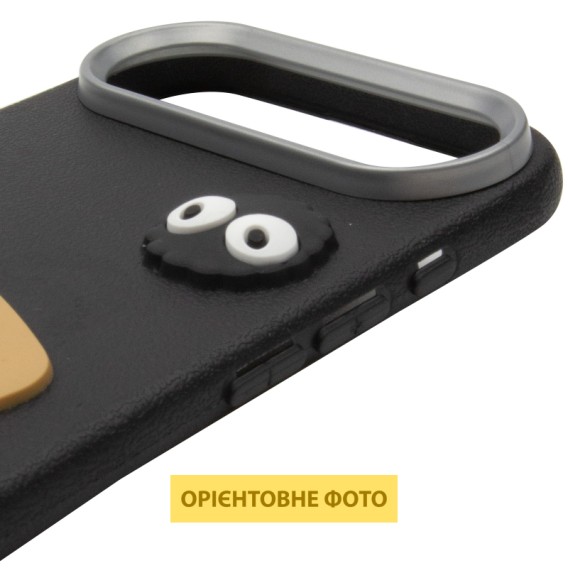 Чохол TPU Leather Toys для Apple iPhone 17 Air (6.5") Coffee / Black