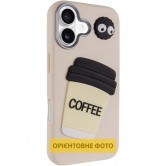 Чехол TPU Leather Toys для Apple iPhone 17 Air (6.5 дюйма) Coffee / Sand