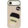 Чехол TPU Leather Toys для Apple iPhone 17 Air (6.5 дюйма) Coffee / Sand