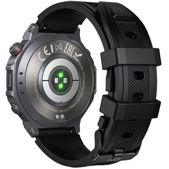 Смарт-годинник Hoco Y37 Smart sports watch (call version) Black