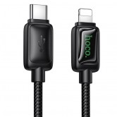 Дата кабель Hoco U146 Mundo Type-C to Lightning 30W (1.2m) Black