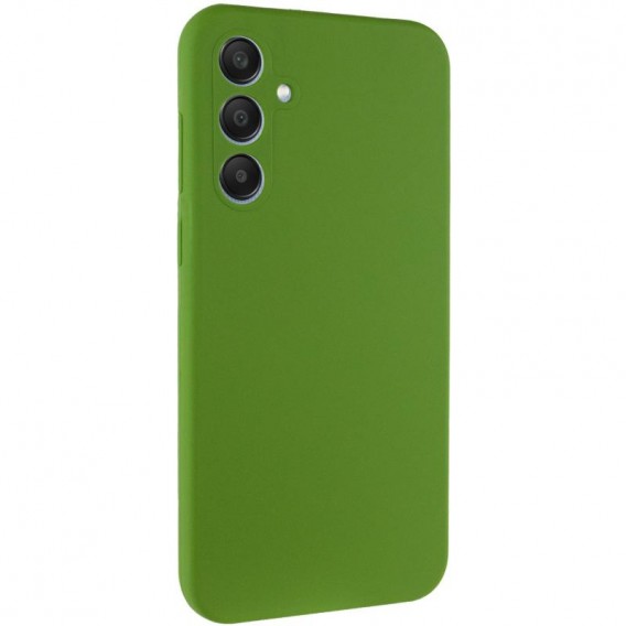 Чохол Silicone Cover Ummi Lakshmi Full Camera (AA) для Samsung Galaxy S24+ Зелений / Dark green