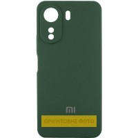 Чохол Silicone Cover Lakshmi Full Camera (AA) with logo для Xiaomi Redmi 15 (EU) Зелений / Dark green