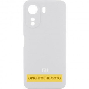 Чехол Silicone Cover Lakshmi Full Camera (AA) with logo для Xiaomi Redmi 15 (EU) Белый / White