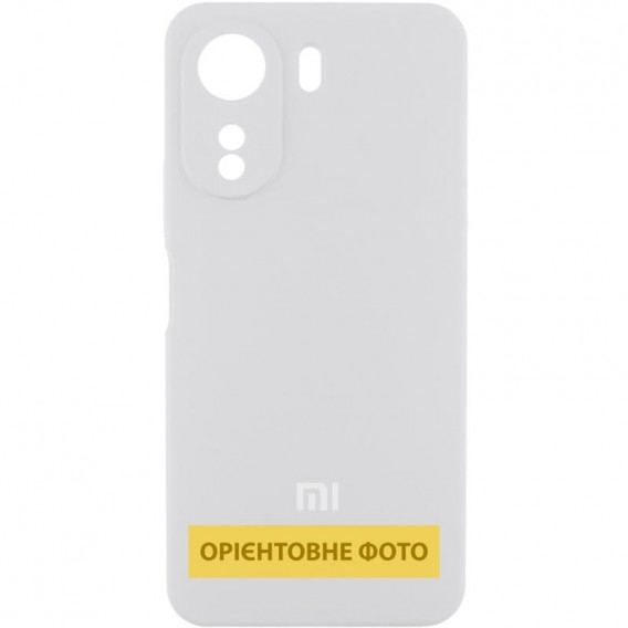 Чохол Silicone Cover Lakshmi Full Camera (AA) with logo для Xiaomi Redmi 15 (EU) Білий / White