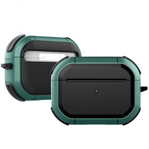 Футляр протиударний Black ed. для навушників Airpods Pro 3 Apple Green Футляр протиударний Black ed. для навушників Airpods Pro 3 Apple Green