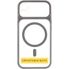Чохол TPU+PC GETMAN Moon Clear with MagSafe для Apple iPhone 12 (6.1") Grey