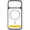 Чохол TPU+PC GETMAN Moon Clear with MagSafe для Apple iPhone 12 (6.1") Grey