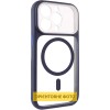 Чохол TPU+PC GETMAN Moon Clear with MagSafe для Apple iPhone 14 Pro (6.1") Blue