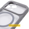 Чохол TPU+PC GETMAN Moon Clear with MagSafe для Apple iPhone 14 Pro Max (6.7") Grey