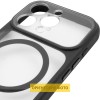 Чохол TPU+PC GETMAN Moon Clear with MagSafe для Apple iPhone 14 Pro Max (6.7") Black