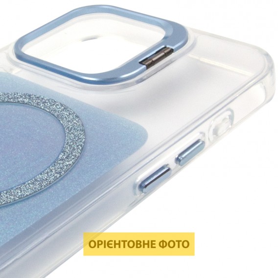 Чохол TPU+PC Jewel Sparkle with MagSafe для Apple iPhone 16 Pro Max (6.9") Aqua Blue Чохол TPU+PC Jewel Sparkle with MagSafe для Apple iPhone 16 Pro Max (6.9") Aqua Blue