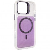 Чехол TPU+PC Jewel Sparkle with MagSafe для Apple iPhone 16 Pro Max (6.9 дюйма) Lavender Glitter
