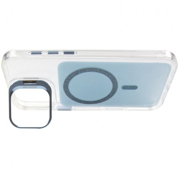 Чохол TPU+PC Jewel Sparkle with MagSafe для Apple iPhone 17 (6.3") Aqua Blue
