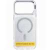Чехол TPU+PC Jewel Sparkle with MagSafe для Apple iPhone 17 (6.3") Diamond White
