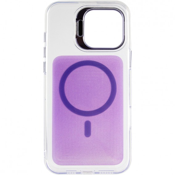 Чехол TPU+PC Jewel Sparkle with MagSafe для Apple iPhone 17 (6.3 дюйма) Lavender Glitter