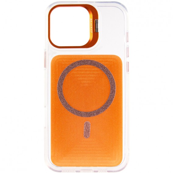 Чохол TPU+PC Jewel Sparkle with MagSafe для Apple iPhone 17 (6.3") Orange Sparkle Чохол TPU+PC Jewel Sparkle with MagSafe для Apple iPhone 17 (6.3") Orange Sparkle