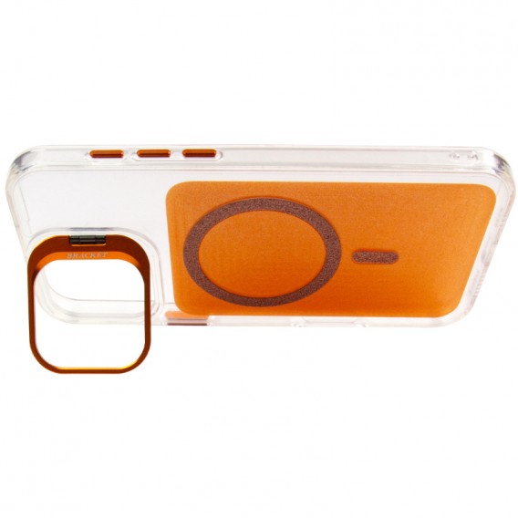Чохол TPU+PC Jewel Sparkle with MagSafe для Apple iPhone 17 (6.3") Orange Sparkle Чохол TPU+PC Jewel Sparkle with MagSafe для Apple iPhone 17 (6.3") Orange Sparkle