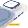 Чехол TPU+PC Jewel Sparkle with MagSafe для Apple iPhone 17 (6.3 дюйма) Royal Blue