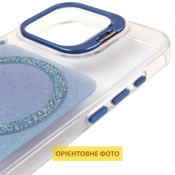 Чехол TPU+PC Jewel Sparkle with MagSafe для Apple iPhone 17 (6.3 дюйма) Royal Blue