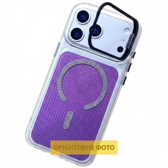 Чехол TPU+PC Jewel Sparkle with MagSafe для Apple iPhone 17 (6.3") Violet Shimmer