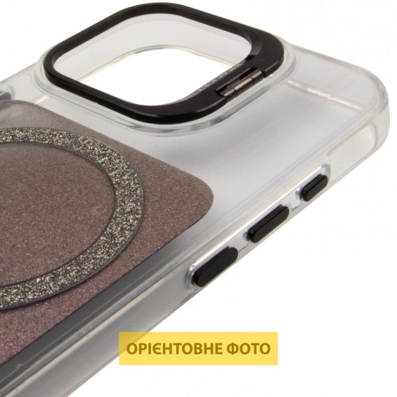 Чохол TPU+PC Jewel Sparkle with MagSafe для Apple iPhone 17 (6.3") Violet Shimmer