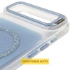 Чохол TPU+PC Jewel Sparkle with MagSafe для Apple iPhone 17 Air (6.5") Aqua Blue