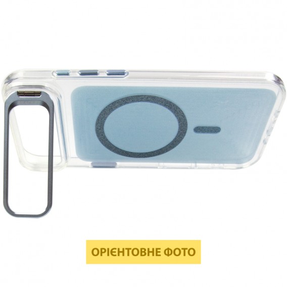 Чохол TPU+PC Jewel Sparkle with MagSafe для Apple iPhone 17 Air (6.5") Aqua Blue
