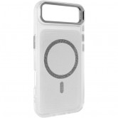 Чехол TPU+PC Jewel Sparkle with MagSafe для Apple iPhone 17 Air (6.5 дюйма) Diamond White